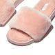 【FitFlop】iQUSHION SHEARLING SLIDES輕量羊毛毛絨一片式涼鞋-女(玫瑰鹽) product thumbnail 2