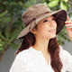 【Sunlead】抗UV雙色寬緣蕾絲滾邊防曬寬圓頂遮陽軟帽 (摩卡色) product thumbnail 3