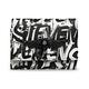 STEVE MADDEN-BWINGZ-G 飾釦印花皮革短夾-黑色 product thumbnail 2