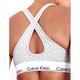 Calvin Klein Padded Bralette 棉質寬鬆緊帶零感薄襯小V運動內衣/CK內衣-灰色 product thumbnail 4