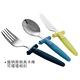 《Premier》兒童餐具3件(藍綠) | 湯匙 叉子 餐刀 product thumbnail 4