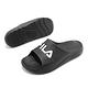 Fila 拖鞋 Plumpy Slide 黑 白 男鞋 防水 輕便 經典 基本款 斐樂 4S334W001 product thumbnail 8