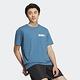 Adidas TH REF TEE IA8112 男 短袖 上衣 T恤 亞洲版 運動 訓練 休閒 寬鬆 棉質 藍 product thumbnail 4