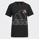 Adidas Brd Tee HM5286 女 短袖 上衣 T恤 運動 休閒 柔軟 棉質 彈性 舒適 愛迪達 黑 product thumbnail 4