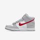 NIKE DUNK HI SE (GS) 高筒 大童 籃球鞋-白灰-DH9750001 product thumbnail 2