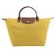 LONGCHAMP Le Pliage 經典短把手提包(黃/M) product thumbnail 2