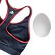 adidas 運動內衣 Dont Rest Stripes Bra 愛迪達 中度支撐 健身 重訓 瑜珈 襯墊 藍 紅 GM6180 product thumbnail 8