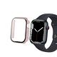 全包覆經典系列 Apple Watch Series 9/8/7 45mm 9H鋼化玻璃貼+錶殼 一體式保護殼(玫瑰金) product thumbnail 2