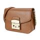 FURLA CROSSBODY 荔枝紋壓釦斜背包-棕 product thumbnail 3