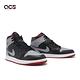 Nike 休閒鞋 Air Jordan 1 Mid 男鞋 灰 黑 AJ1 中筒 黑水泥 一代 DQ8426-006 product thumbnail 7