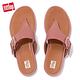 【FitFlop】GRACIE TOE-POST SANDALS金屬扣環造型夾腳涼鞋-女(玫瑰色) product thumbnail 4