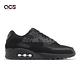 Nike 休閒鞋 Air Max 90 男鞋 黑 全黑 氣墊 網布 皮革 經典 復古 CN8490-003 product thumbnail 3