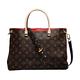 LV M41175 Monogram Pallas拼接皮革手提/肩背包(櫻桃紅) product thumbnail 4