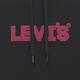 Levis 男款 寬鬆版重磅口袋帽T / 高密度膠印粉紅Logo / 400GSM厚棉 魚子黑 product thumbnail 6