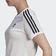 Adidas 3 Stripes Tee GN2913 女 短袖 上衣 T恤 運動 休閒 柔軟 棉質 國際尺寸 白 product thumbnail 5