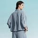 OUWEY歐薇 時尚抽繩寬鬆西裝外套(淺藍色；S-M)3232394707 product thumbnail 6