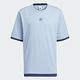 Adidas Ww Ss Tee 1 [HM7993] 男 短袖 上衣 T恤 運動 休閒 柔軟 舒適 極簡 棉質 藍 product thumbnail 4