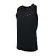 NIKE 男運動背心-休閒 無袖 上衣 慢跑 路跑 DRI-FIT AR6070-010 黑白 product thumbnail 2