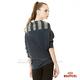 BRAPPERS 女款條紋造型七分袖線衫-藍灰色 product thumbnail 2