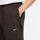 Nike 長褲 Lab Solo Swoosh 男款 棕 白 內刷毛 抽繩 拉鍊口袋 寬鬆 棉褲 褲子 DX1365-237 product thumbnail 8