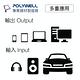 POLYWELL 3.5mm AUX音源線 公對公 2M 3環4節 4極 鋁合金外殼 編織版 product thumbnail 7