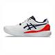 Asics GEL-Resolution 9 2E [1041A376-102] 男 網球鞋 比賽 寬楦 澳網配色 白藍 product thumbnail 4