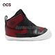 Nike 休閒鞋 Jordan 1 CRIB Bootie 童鞋 喬丹 經典配色 學步鞋 小童 黑 紅 AT3745-023 product thumbnail 6