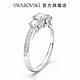 SWAROVSKI 施華洛世奇  Attract Trilogy 戒指 圓形切割, 白色, 鍍白金色 product thumbnail 3