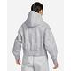 NIKE AS W NSW TP TFADV OS HDY NKFWD 女連帽上衣-灰-FN0297077 product thumbnail 2