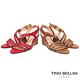 Tino Bellini 巴西進口牛皮沖孔羅馬線條楔型涼鞋 _ 棕 product thumbnail 3
