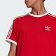 Adidas 3-Stripes Tee [IA4852] 男 短袖 上衣 T恤 運動 休閒 復古 撞色 三葉草 紅白 product thumbnail 5