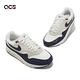 Nike 休閒鞋 Wmns Air Max 1 LX 女鞋 男鞋 米白 深藍 Obsidian 氣墊 復古 FD2370-110 product thumbnail 7