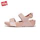 【FitFlop】LULU GLITZ BACK-STRAP SANDALS金屬亮粉後帶涼鞋-女(玫瑰鹽) product thumbnail 3