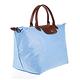 Longchamp Le Pliage 短把摺疊水餃包 (中/灰藍) product thumbnail 3