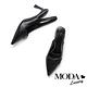 高跟鞋 MODA Luxury 極簡優雅皮帶造型羊皮後繫帶尖頭高跟鞋－黑 product thumbnail 5