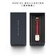 Daniel Wellington DW 手錶 Quadro Pressed Suffolk 20X26經典紅真皮皮革小方錶 DW00100454 product thumbnail 5