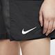 Nike-短褲-NSW-Swoosh-Shorts-女款-運動休閒-膝上-腰帶扣環-寬鬆-黑-白-CJ3808010 product thumbnail 5