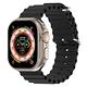 【HH】Apple Watch 38/40/41mm 可調扣環海洋矽膠錶帶(午夜色) product thumbnail 3