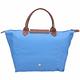 LONGCHAMP Le pliage 原創系列 短提把摺疊水餃包(M/藍色) product thumbnail 8