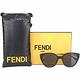 FENDI Baguette 貓眼型膠框金屬鏡臂太陽眼鏡(黑色) product thumbnail 3