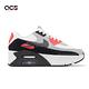 Nike 休閒鞋 Air Max 90 LV8 女鞋 灰 紅 氣墊 厚底 增高 FD4328-101 product thumbnail 3