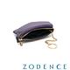 ZODENCE COMBO進口牛皮零錢包 洞洞紫 product thumbnail 4