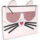 KARL LAGERFELD Choupette 貓咪造型萬用扁包(粉色) product thumbnail 2