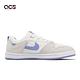 Nike 滑板鞋 Wmns SB Alleyoop 女鞋 白 灰 藍紫 麂皮 休閒鞋 運動鞋 CQ0369-102 product thumbnail 3