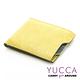 YUCCA -個性雙色系牛皮短夾(活動式卡夾)- 黃色- D0038052030 product thumbnail 4