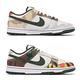 Nike 休閒鞋 Dunk Low SE 經典運動 男鞋 皮革 迷彩元素 鴛鴦 後跟刺繡 穿搭 白 綠 DH0957-100 product thumbnail 3