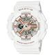 CASIO 卡西歐  BABY-G 柔美玫瑰金設計休閒運動雙顯錶 白 BA-110XRG-7A_43.4mm product thumbnail 2