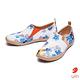 uin 西班牙原創設計 女鞋 帆布鞋 懶人鞋 藍色花影休閒鞋W1109372 product thumbnail 4