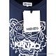 KENZO Tiger 虎頭字母膠印深藍色短袖TEE T恤(女款) product thumbnail 4