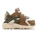 Nike 休閒鞋 Huarache Run LE 聯名 童鞋 Stussy 經典 武士鞋 收藏 小童 卡其 棕 DH3323200 product thumbnail 3